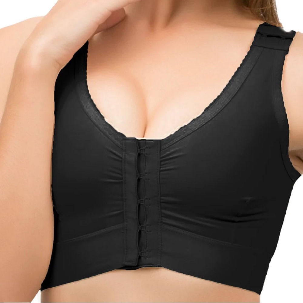 NWOT - Black Women's Breast Surgery Support Bra